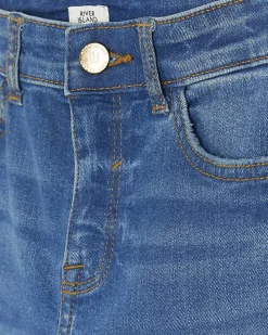 Girls blue flared jeans