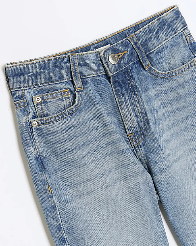 Girls blue mom jeans