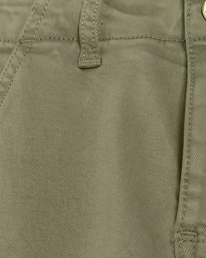 Girls khaki cargo jeans