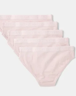Girls pink briefs 5 pack