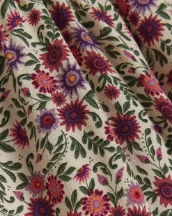 Girls pink floral blouse