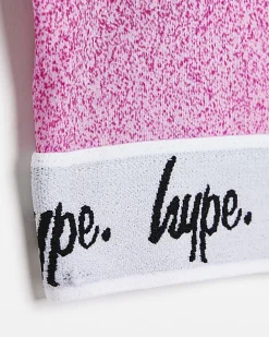Girls pink HYPE speckled ombre bralet