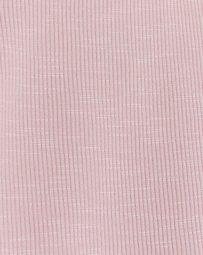 Girls pink lace detail long sleeve top
