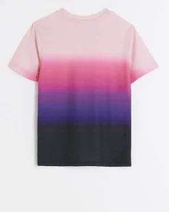 Girls purple Hype ombre t-shirt