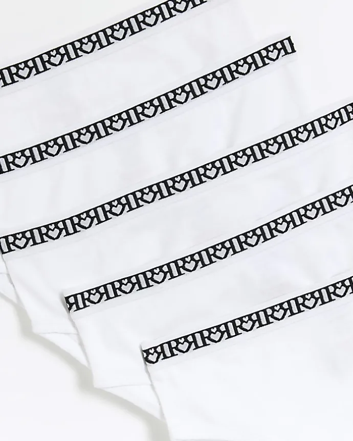 Girls white RI brief 10 pack