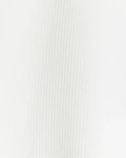 Girls white rib one shoulder vest top
