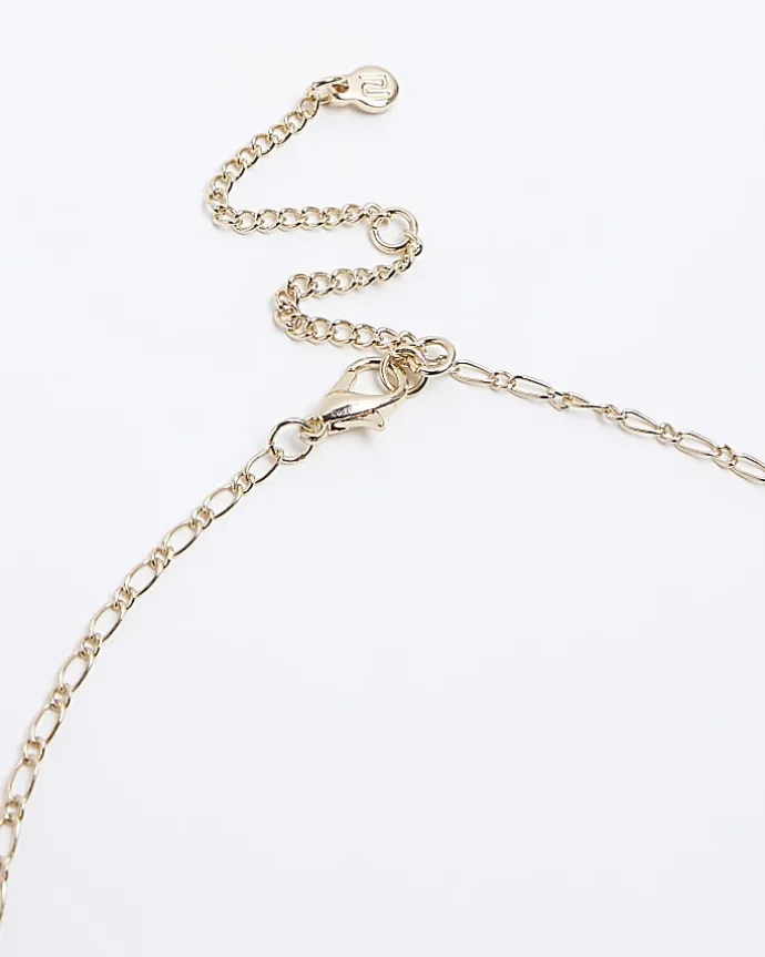 Gold Amour Heart Necklace