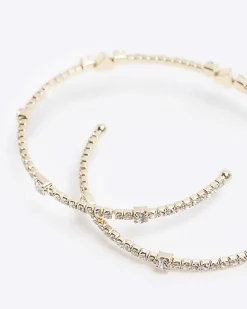 Gold Heart Tie Up Bracelet