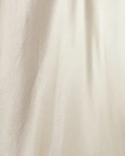 Gold satin midi skirt