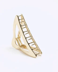 Gold Triangle Hair Claw