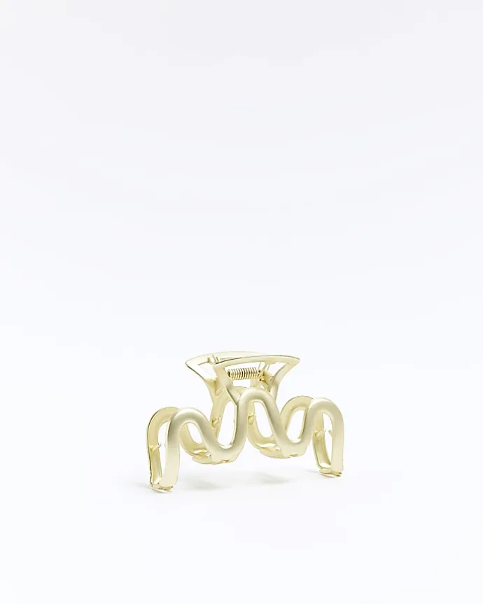 Gold Wiggle Hair Claw