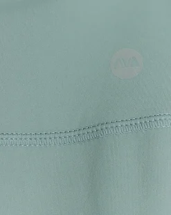 Green high waisted leggings