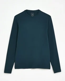 Green Muscle fit long sleeve t-shirt