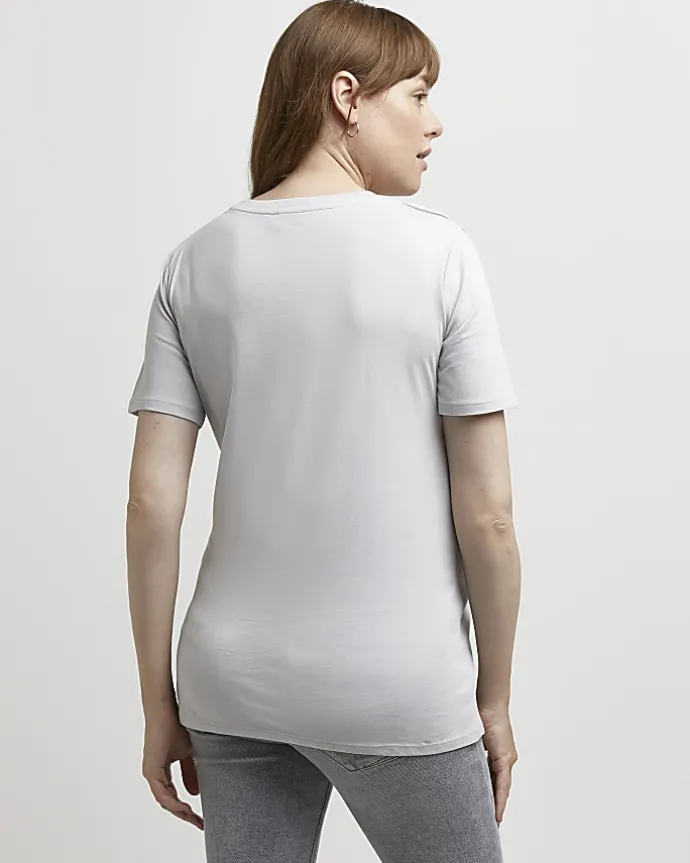 Grey nursing t-shirt multipack