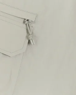 Grey regular fit cargo shorts