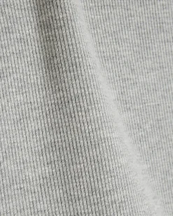 Grey regular fit rib vest