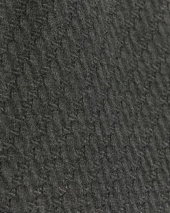 Grey slim fit cable half zip jumper