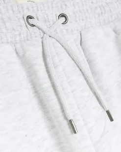 Grey slim fit plain joggers