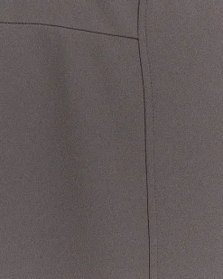 Grey stitched wide leg trousers