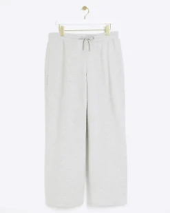 Grey wide leg joggers