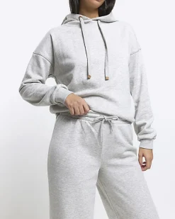 Grey wide leg joggers