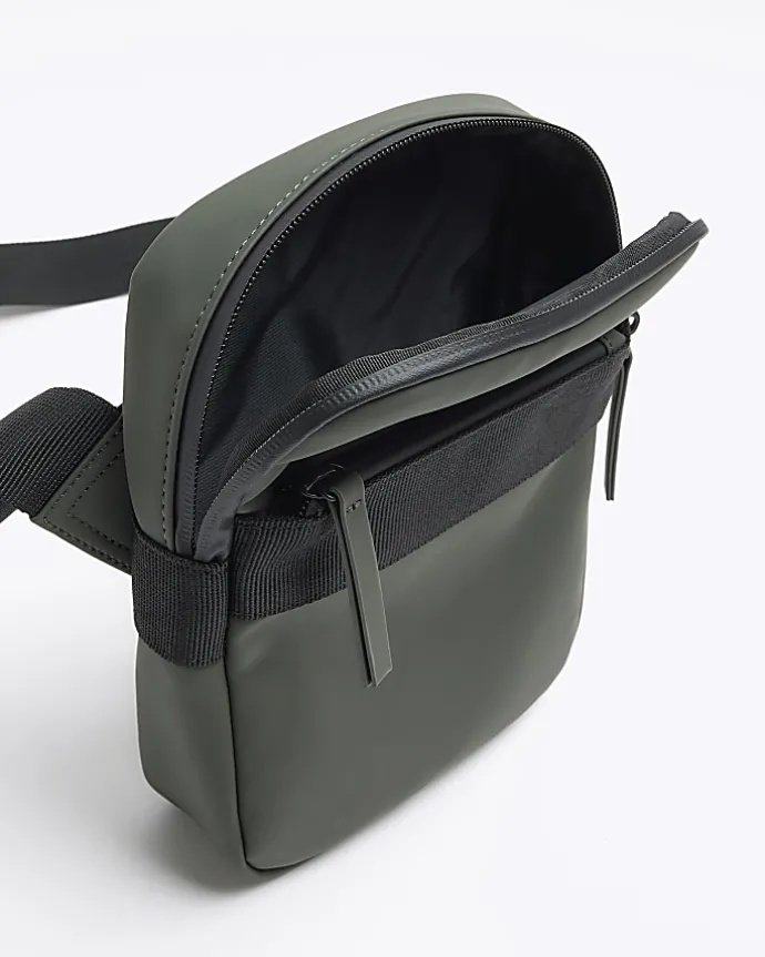 Khaki cross body bag