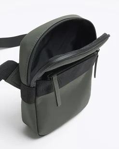 Khaki cross body bag