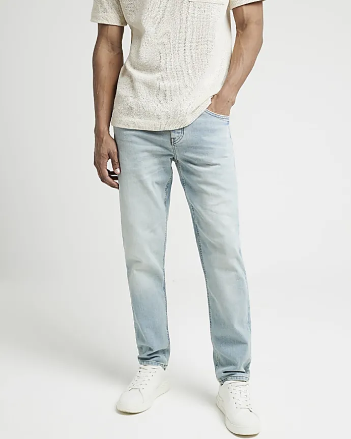 Light blue slim fit jeans