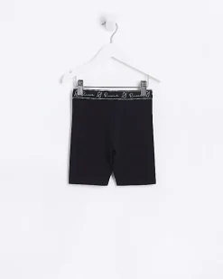 Mini Girls Black RI Cycling Shorts