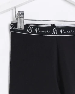 Mini Girls Black RI Cycling Shorts