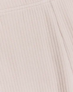 Mini girls pink plain rib cycle shorts