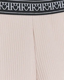 Mini girls pink RI rib cycle shorts