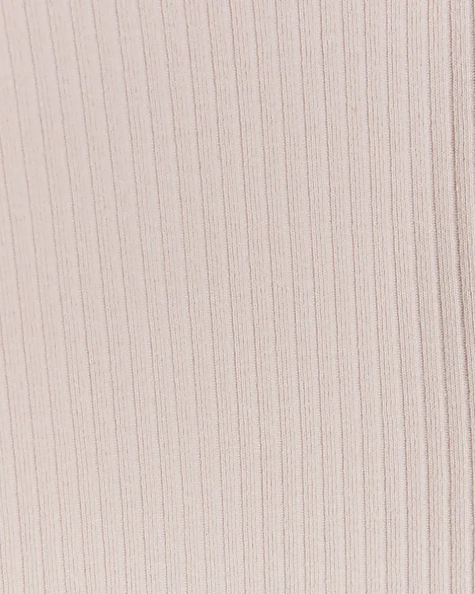 Mini girls pink RI rib leggings