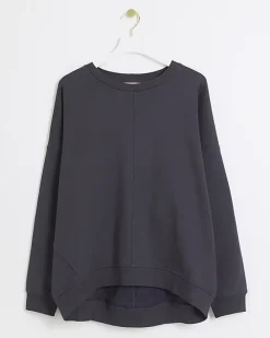 Navy oversized sweatshirt
