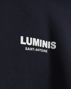 Navy Regular Fit Graphic tracksuit Hoodie