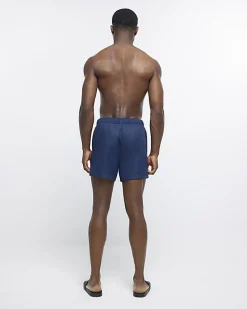 Navy regular fit multipack of 2 swim shorts
