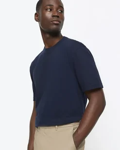 Navy regular fit t-shirt