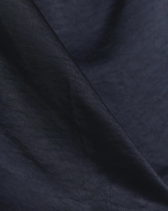 Navy satin open back jumpsuit