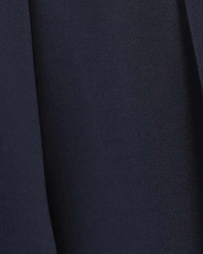 Navy side stripe wide leg joggers