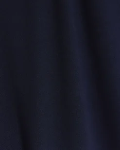 Navy tie waist sweatshirt midi dress