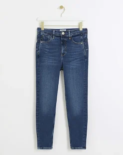 Petite blue bum sculpt skinny jeans