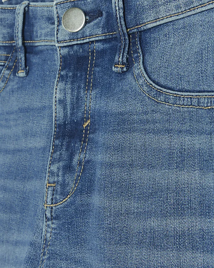 Petite blue skinny fit bum sculpt jeans