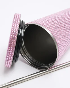 Pink Diamante cup