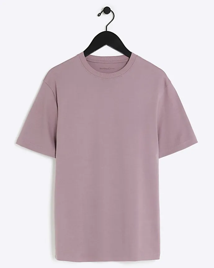 Pink RI Studio slim fit t-shirt