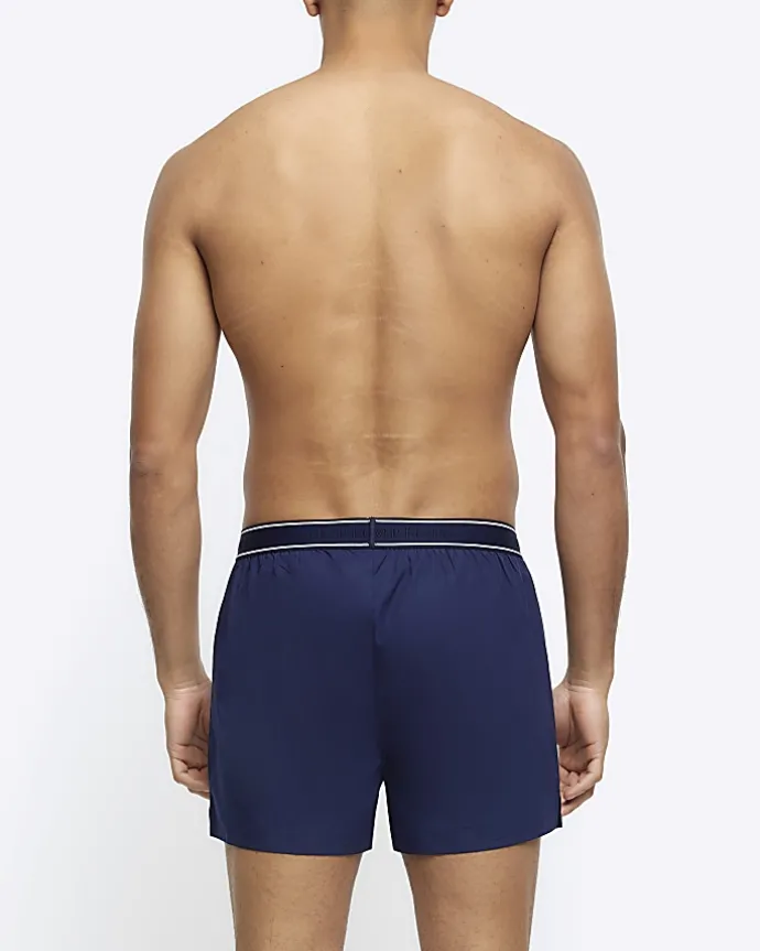 3PK blue boxer shorts
