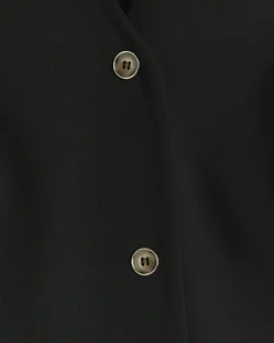 Plus black button up waistcoat