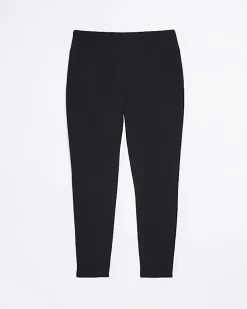 Plus black high waisted leggings