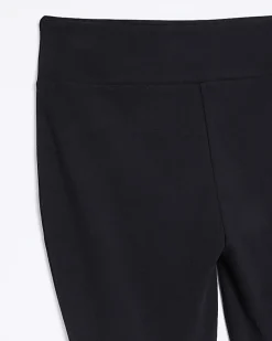 Plus black high waisted leggings