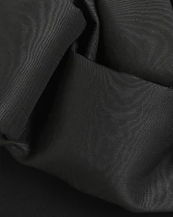 Plus black ruched asymmetric sleeveless top