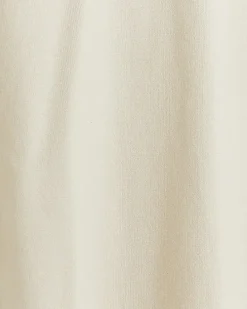 Plus cream knit long sleeve top